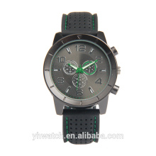Fábrica de Guangdong Oem Homens de Pulso de Luxo Relógios Pretos do Mercado dos EUA